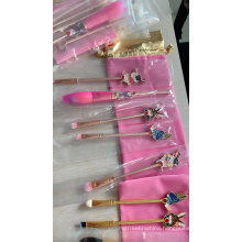 Factory NEW Design 5 Pcs Anime Series Rabbit Eye Brushes Kits Alice in Wonderland Makeup Brushes Set For Girls Gift